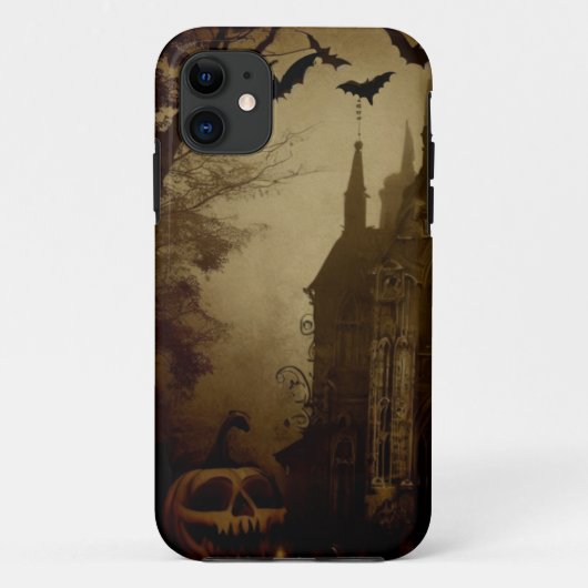 Gothic/Halloween/Herbst/Kürbis Case-Mate iPhone Hülle (Rückseite)