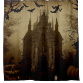 Gothic/Halloween/Herbst/Kürbis Duschvorhang (Vorderseite)