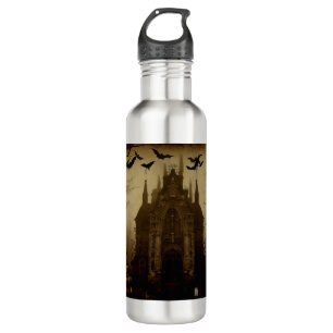 Gothic/Halloween/Herbst/Kürbis Edelstahlflasche