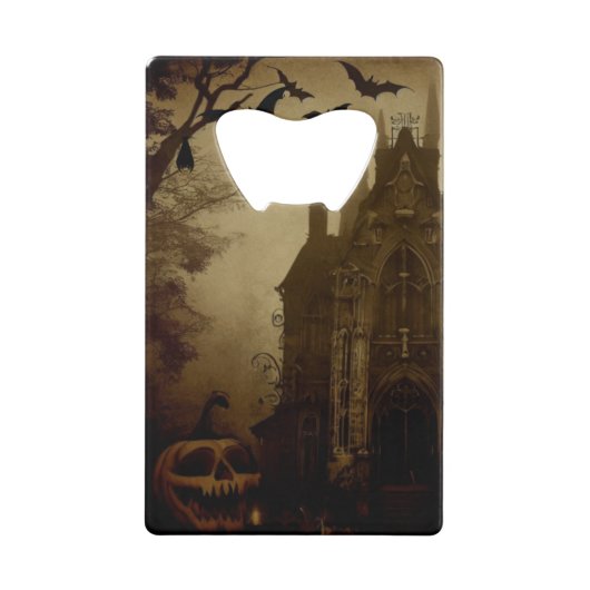 Gothic/Halloween/Herbst/Kürbis Geldbeutel Flaschenöffner (Vorderseite)