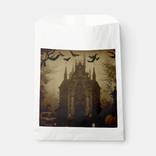 Gothic/Halloween/Herbst/Kürbis Geschenktütchen (Vorderseite)