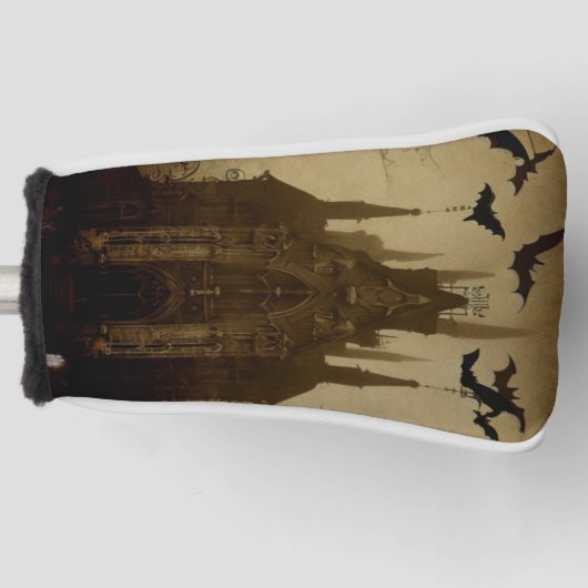 Gothic/Halloween/Herbst/Kürbis Golf Headcover (Vorderseite)