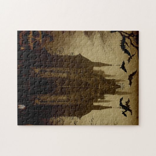 Gothic/Halloween/Herbst/Kürbis Puzzle (Horizontal)