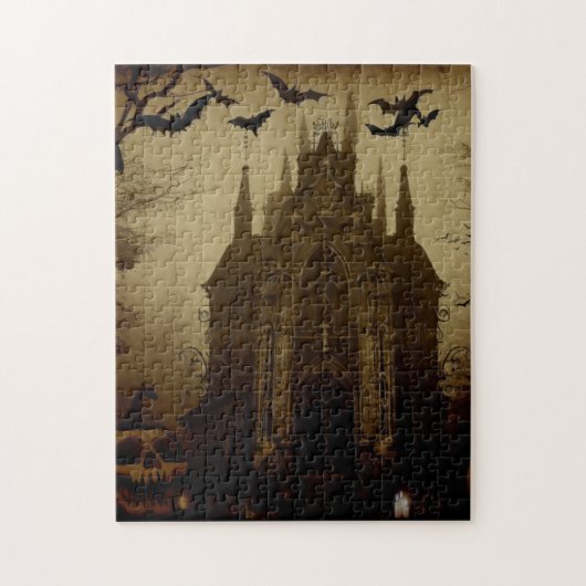 Gothic/Halloween/Herbst/Kürbis Puzzle (Vertikal)
