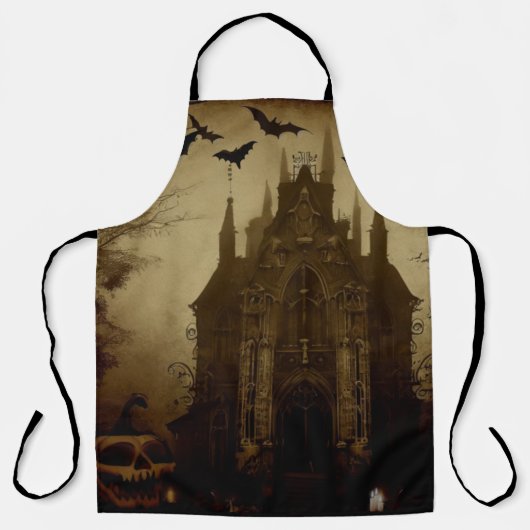 Gothic/Halloween/Herbst/Kürbis Schürze (Vorderseite)