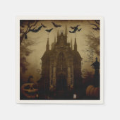 Gothic/Halloween/Herbst/Kürbis Serviette (Vorderseite)