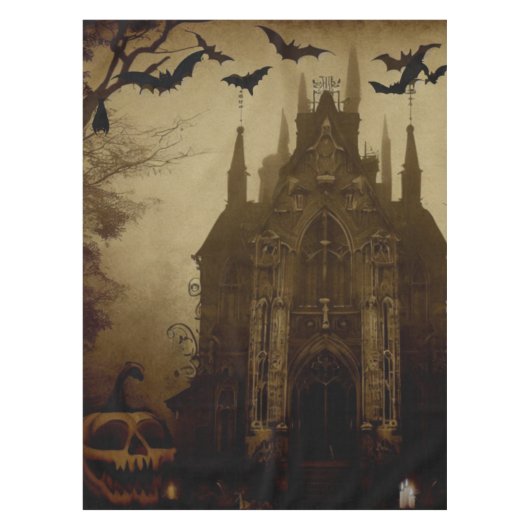 Gothic/Halloween/Herbst/Kürbis Tischdecke (Vorderseite)