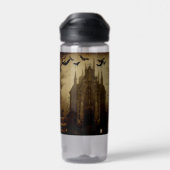 Gothic/Halloween/Herbst/Kürbis Trinkflasche (Rückseite)