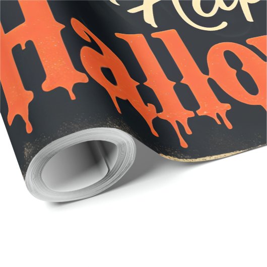 Gothic Halloween Hexe Geschenkpapier (Rolleneckpunkt)