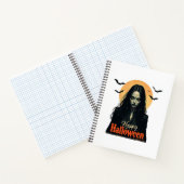 Gothic Halloween Hexe Notizblock (Innenseite)