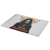 Gothic Halloween Hexe Schneidebrett (Ecke)