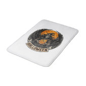 Gothic Halloween Hexe Vintage Badematte (Schrägansicht)
