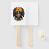 Gothic Halloween Hexe Vintage Fächer (Vorne und Hinten)