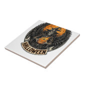 Gothic Halloween Hexe Vintage Fliese (Seite)