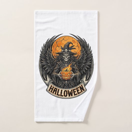 Gothic Halloween Hexe Vintage Handtuch (Handtuch)