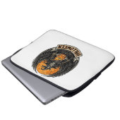 Gothic Halloween Hexe Vintage Laptopschutzhülle (Vorne Knopf)