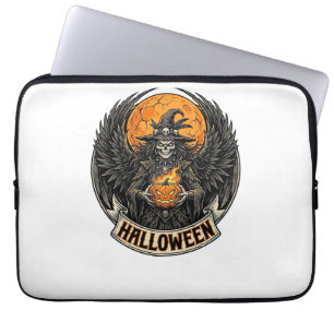 Gothic Halloween Hexe Vintage Laptopschutzhülle