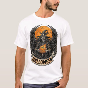 Gothic Halloween Hexe Vintage T-Shirt