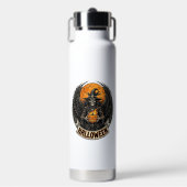 Gothic Halloween Hexe Vintage Trinkflasche (Vorderseite)