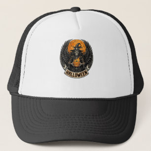 Gothic Halloween Hexe Vintage Truckerkappe