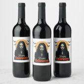 Gothic Halloween Hexe Weinetikett (Flaschen)