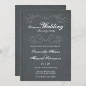 Gothic Halloween Hochzeit Einladung (Vorne/Hinten)