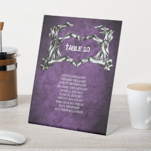 Gothic Halloween Hochzeit Podest Schild