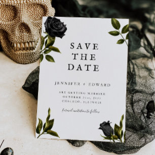 Gothic Halloween Hochzeit Save The Date