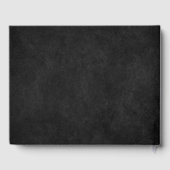 Gothic Halloween Hochzeitsgast Gästebuch (Rückseite)