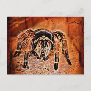 Gothic Halloween Kribbelspinne Tarantula Postkarte