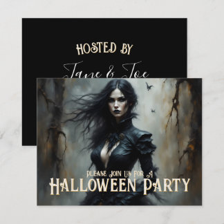 Gothic Halloween Night of Mystery Einladung