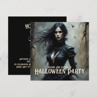Gothic Halloween Night of Mystery Einladung