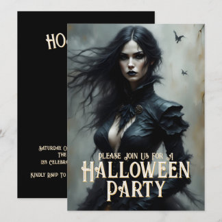 Gothic Halloween Night of Mystery Einladung