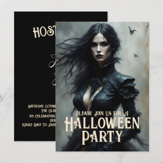 Gothic Halloween Night of Mystery Einladung