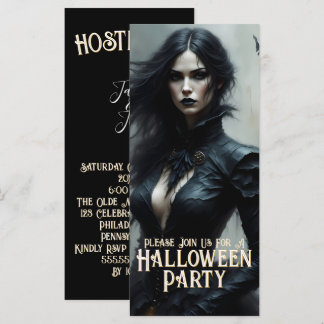 Gothic Halloween Night of Mystery Einladung