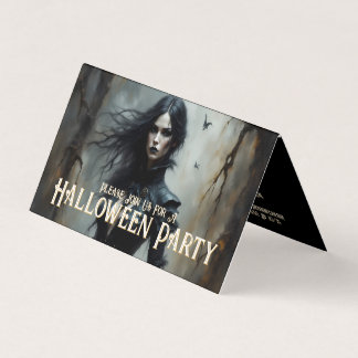Gothic Halloween Night of Mystery Einladung