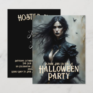 Gothic Halloween Night of Mystery Einladung