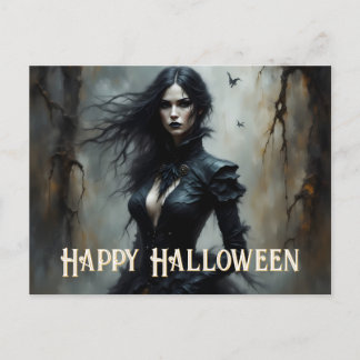 Gothic Halloween Night of Mystery Feiertagspostkarte