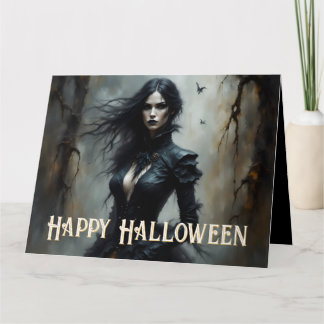 Gothic Halloween Night of Mystery Karte