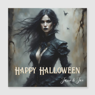 Gothic Halloween Night of Mystery Magnetkarte