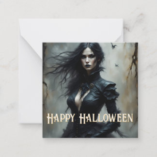 Gothic Halloween Night of Mystery Mitteilungskarte