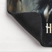 Gothic Halloween Night of Mystery Mousepad (Ecke)
