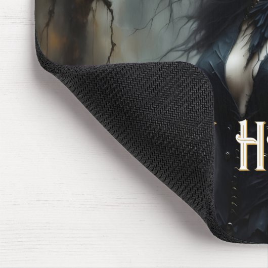 Gothic Halloween Night of Mystery Mousepad (Ecke)