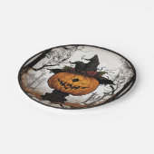 Gothic Halloween Pappteller (Schrägansicht)
