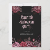 Gothic Halloween-Party Einladung (Vorderseite)