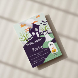 Gothic Halloween-Party Einladung