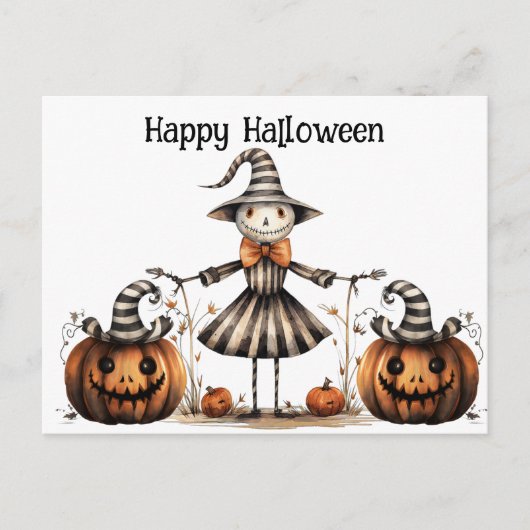 Gothic Halloween Postkarte (Vorderseite)