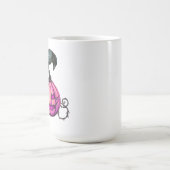 Gothic Halloween Pumpkin and Crow  Kaffeetasse (Mittel)