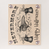 Gothic Halloween Ravens Skulls Never More Puzzle (Vertikal)