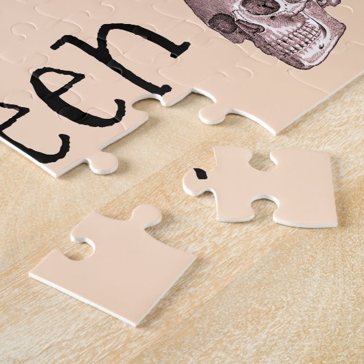 Gothic Halloween Ravens Skulls Never More Puzzle (Seite)